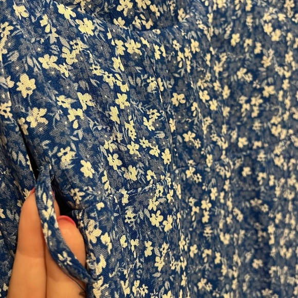 B Darlin Blue Floral Dress - Picture 10 of 12